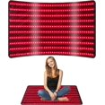 thumbnail image 1 of Led Light Therapy Mat-Red Light Therapy 38""x23.6""Large Pads Whole Full Body Infrared Therapy for Muscle, Recovery, Energy,Home Use, Black-400, 1 of 5