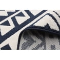 thumbnail image 3 of ECARPET Indoor/Outdoor for Balcony, Patio and Garden Aaya Blue Rug, 3 of 9