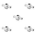 thumbnail image 2 of Ruiboury Simple And Effective Nitrous Pressure Gauge Adapter High Durability Seal Gauge T silver 5Set, 2 of 6