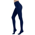 thumbnail image 2 of Ohufall Collants Opaques Doux Unis pour Femmes Collants pour Femmes avec Pieds, 2 of 4