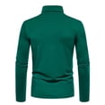 thumbnail image 4 of Chandails d'Automne Chandail à Enfiler pour Hommes Chandail à Col Roulé pour Hommes Manches Longues Col Roulé sous-Chandails Légers Chandail à Col Ras du Cou pour Femmes P-62 Vert G, 4 of 8