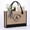 A, variant on Lksixu YOOLIFE Initials Jute Tote Bag And Cosmetic Bag Beach Tote Bag With Zipper Pocket Adjustable Strap Birthday Gift For Women Storage Bins Organizers and Storage