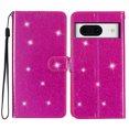 thumbnail image 1 of Compatible avec Google Pixel 8 Étui Portefeuille Pailleté Étincelant avec Poche pour Cartes et Rabat, 1 of 5
