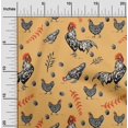 thumbnail image 2 of oneOone Cotton Flex Pale Orange Fabric Hen Sewing Craft Projects Fabric Prints By Yard 40 Inch Wide-RV, 2 of 5