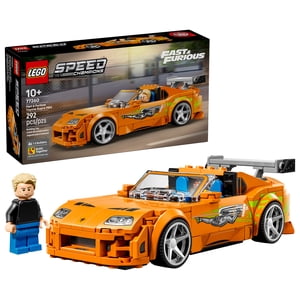 LEGO Speed Champions The Fast and The Furious Toyota Supra MK4 - Building Toy for Boys & Girls, Ages 10+ - Fast and Furious Car with Minifigure - Gift for Birthdays - 77260