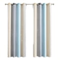 thumbnail image 1 of Amdohai 2pc Curtain Simple Gradient Hollow-out Star Pattern Double Layer Blackout Bedroom Living Room Insulation Curtain, 1 of 8
