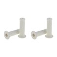 thumbnail image 1 of relayinert Vintage Motorcycle Handlebars Grips 7/8 22mm Universal Timeless Comfortable Grip White 2Set, 1 of 6