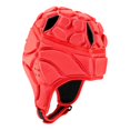 thumbnail image 1 of Casque de Rugby Casquette de Protection Casque de Hockey Protecteur de Tête Chapeau Rouge TG, 1 of 9