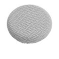 thumbnail image 2 of 14 Inch Round Stool Cover Barstool Chair Covers Bar Stool Covers Stool Chair Covers Stool Cover Round Barstool Covers, Gray(1PCS), 2 of 6