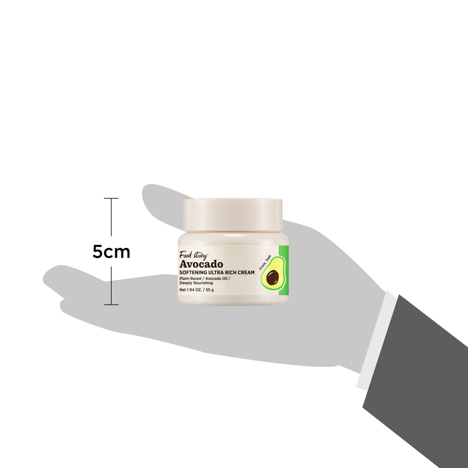 Food Story Crème Ultra-Riche Adoucissante à l'Avocat