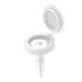 thumbnail image 1 of White Plastic M5 Screw Hole Caps - Decorative & Protective Furniture Screw Covers for Wardrobes & Cabinets, Easy Self-Tapping Installation, Durable Cross Pattern Design (Pack of 100), 1 of 6
