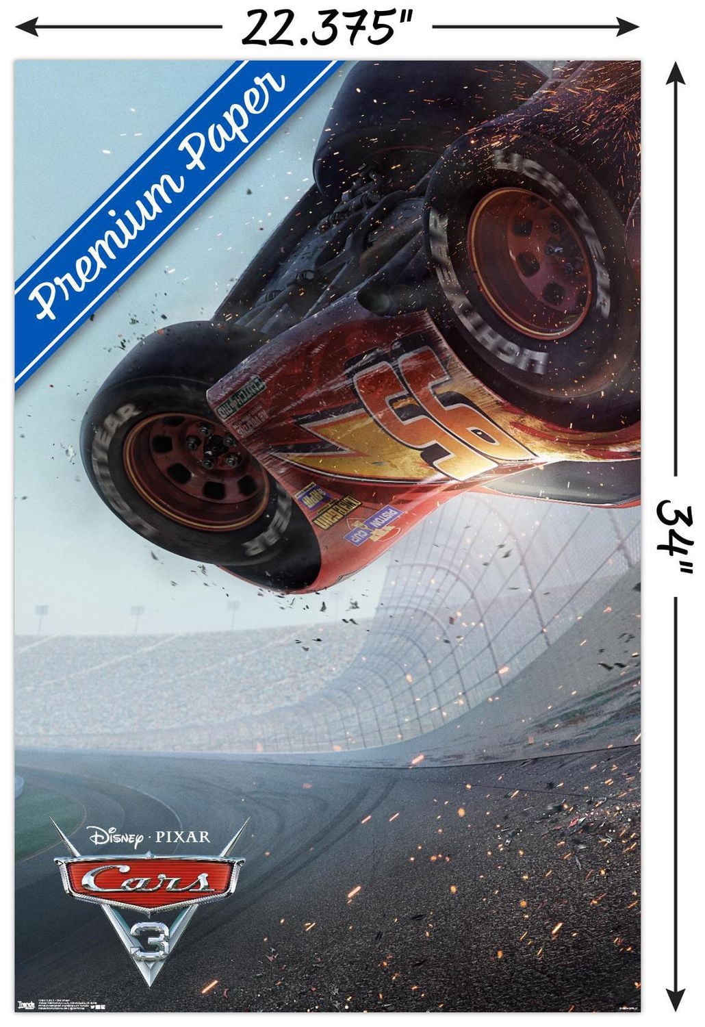 Disney Pixar Cars 3 - Une feuille