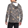 thumbnail image 4 of Chandail à Capuchon Rafraîchissant pour Hommes Unisexe à Imprimé Camouflage, Couvre-Visage et Protection Solaire UPF, Haut à Manches Longues Coupe Raglan avec Tissu Ultraléger Qui Évacue l'Humidité, Capuche Ajustable pour Aventures d'Été Style Décontracté Sportif, 4 of 9