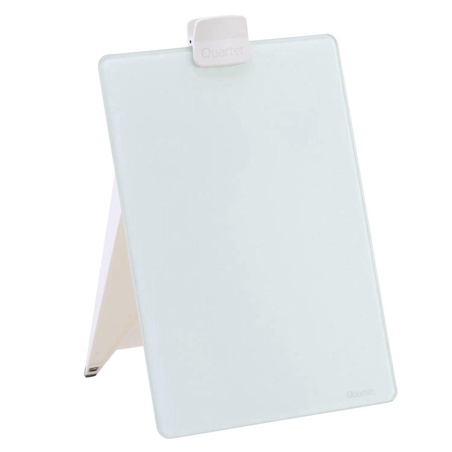 Quartet Desktop Glass Dry-Erase Easel 9" x 11"
