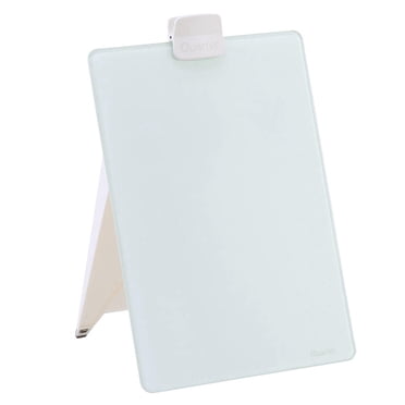 Chevalet de bureau en verre effaçable à sec Quartet, 9 po x 11 po