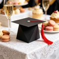 thumbnail image 4 of MTBLYS Graduation Cap Candy Boxes Paper Cap Gift Boxes with Tassel Black Party Favor Treat Boxes Graduation Celebration, 4 of 6