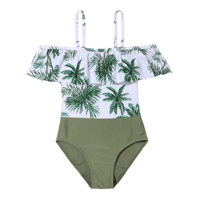 Luvoko Child Preppy Bathing Suit Girls Bathing Suits Size Small Medium Set Girls Racing Swimsuit Size 12 Girls Anime Swimsuit Girls Once Piece Swimsuit Girls Bathing Suit Long Sleeve Toddler Swimsuit