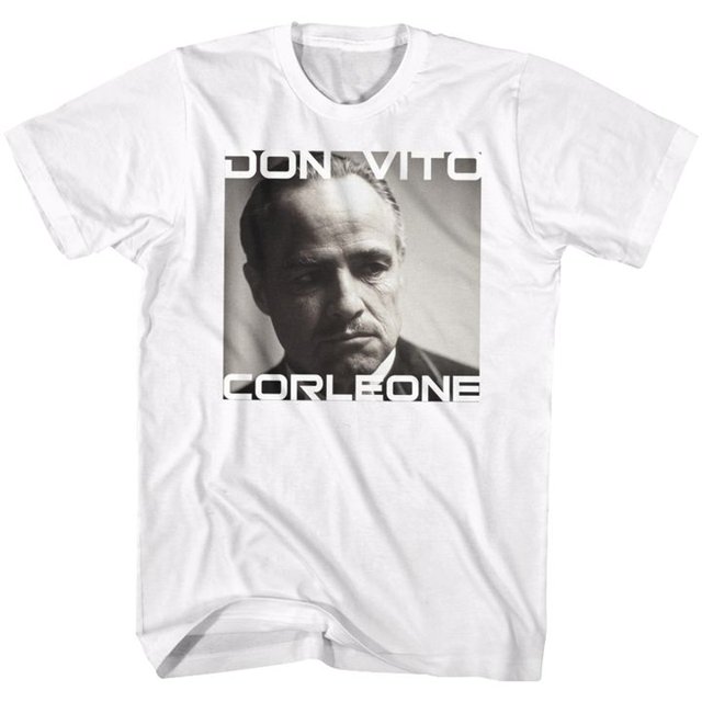 Le Parrain Don Vito T-Shirt Blanc pour Adulte 6TG