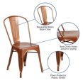 thumbnail image 4 of Bowery Hill Metal Dining Chair in Copper, 4 of 8
