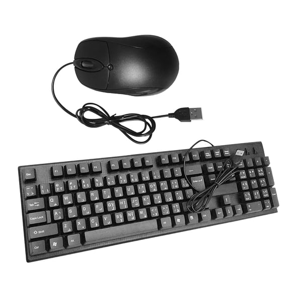 1 Set USB Powered Keyboard and Mouse for General Users