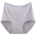 thumbnail image 4 of XZNGL Culottes en Coton Taille Haute pour Femmes, Grande Taille, Couleur Unie, sous-Vêtements Anti-Fuites, Coupe Longueur Cheville, Tissu Doux et Respirant, Tenue Décontractée Quotidienne, Usage Été Printemps, 4 of 4