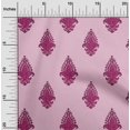 thumbnail image 1 of oneOone Viscose Chiffon Fabric Leaves|Floral & Paisley Block Printed Craft Fabric BTY 42 Inch Wide, 1 of 4