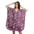 thumbnail image 1 of Moomaya Robe Courte de Caftan de Plage, Robe de Couverture Imprimée, Kaftan pour Femmes, Tenue de Plage, Couverture, 1 of 4