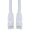 thumbnail image 1 of Cat6a White Ethernet Patch Cable  Snagless Molded Boot  500 MHz  25 foot, 1 of 1