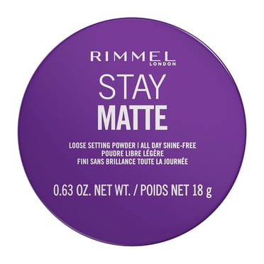 Rimmel Stay Matte Loose Powder, Lightweight, soft focus effect, soft luxurious applicator puff, Talc-Free, 100% Cruelty-Free