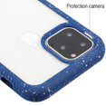 thumbnail image 2 of Apple iPhone 11 PRO Phone Case Hybrid Cover with [Rigid Panel] [TPU Cushion] Enhanced Hand-Grip TPU Cushion Frame + Transparent Clear Shock-Absorbing Armor Rubber Bumper BLUE Cover for iPhone 11 Pro, 2 of 2