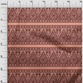 thumbnail image 2 of oneOone Viscose Chiffon Fabric Stripe|Leaves & Floral Block Printed Craft Fabric BTY 42 Inch Wide, 2 of 4