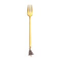 thumbnail image 4 of Christmas Coffee Table Decorations Home Christmas Decorations Metal Coffee Fork Stirring Spoon Christmas Table Decorations New Year Christmas Party Table Decorations, 4 of 8
