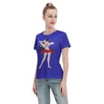 thumbnail image 4 of Women's Basic Short Sleeve T-Shirt Sailor Moon Rei Hono, 4 of 6