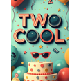 thumbnail image 4 of Colorful and Fun Banner for Second Birthday Bash Two Cool Theme Party Supplies Background Decoration Backdrop for Photography Props Birthday Party Decorations, 4 of 4