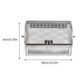 thumbnail image 2 of SHINYPASING Rotisserie Roaster Grilled Cage Silver Stainless Steel Cooking Tool 1Pcs, 2 of 8
