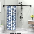 thumbnail image 4 of Misounda Curved Shower Rods, 35-63 Inch Adjustable Shower Curtain Rod , Stainless Steel Shower Rods Need To Drilling Installation for Bathroom, Bathtub, Cloakroom, Black, 4 of 7