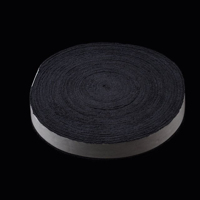 10M Super Fiber Anti-Odor Large Roll Sweatband - Versatile Sports Grip Tape for Badminton, Table Tennis & Fishing - Highly Absorbent Large Disc Towel Racket Handle Wrap (Black)