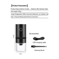 thumbnail image 4 of Amdohai USB Electric Coffee Grinder Rechargeable Bean Grinder, 4 of 8