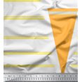 thumbnail image 3 of Soimoi Cotton Voile Fabric Triangle & Stripe Panel Printed Fabric 1 Yard 56 Inch Wide, 3 of 3
