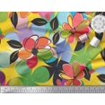 thumbnail image 3 of Soimoi Tissu Viscose Georgette Fleurs Colorées Imprimé par Yard 42 Pouces de Large, 3 of 3