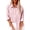ZA-Pink, variant on Meichang Button Down Shirts for Women Long Sleeve Lapel Collar Linen Shirts Solid Casual Plus Size Cotton Linen Tops with Pocket White S