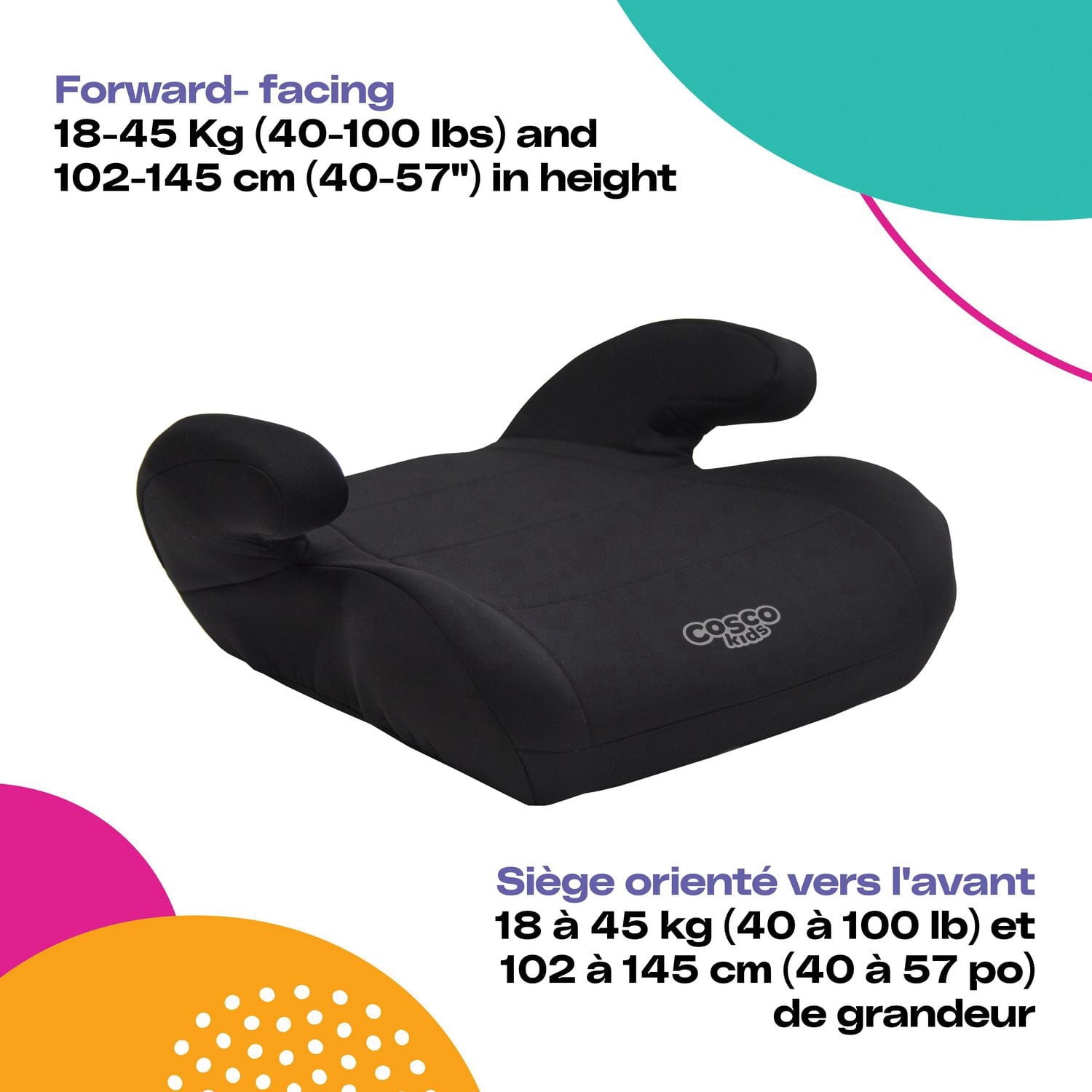Cosco Kids Topside Backless Booster