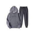 thumbnail image 1 of Bellella Ladies Tracksuit Sets Long Sleeve Sweatsuits Drawstring Two Piece Outfit Jogger Set Sweatshirts And Sweatpants Dark Gray S, 1 of 2