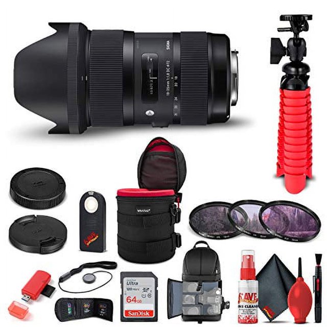 Sigma 18-35mm F/1.8 DC HSM Art Objectif pour Nikon F (210-306) Ensemble