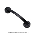 thumbnail image 2 of Maytalsory Easy To Install Bath Grab Bar Suction Handle For Experience Silver Durable Black, 2 of 6