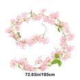 thumbnail image 3 of XYAIYT Simulation Spring Flower Wall Hanging,72.83in Artificial Orchid Vines for Indoor Living Room Decor,Rattan Decorative Hanging for Weddings,Events Home Styling(Beige), 3 of 6