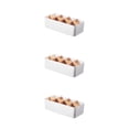 thumbnail image 2 of VONKY Échelle de Rangement à Plusieurs Couches, Grande Capacité, Boîte de Rangement en Plastique, Blanc Rectangulaire, 8 Cellules, 3 Pcs, 2 of 6