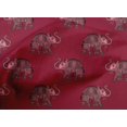 thumbnail image 4 of oneOone Organic Cotton Voile Fabric Elephant Block Decor Fabric Printed BTY 42 Inch Wide, 4 of 4