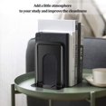 thumbnail image 3 of Bookends, Black Metal Bookends, Storage Bookends Bookends, Black Metal Bookends, Bedroom Bookends Office, 3 of 4