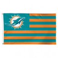 thumbnail image 1 of Miami Dolphins Flag 3x5 Deluxe Americana Design, 1 of 1